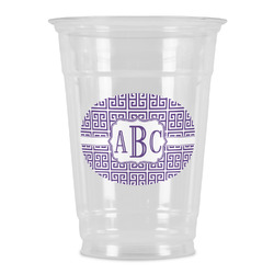 Greek Key Party Cups - 16oz (Personalized)