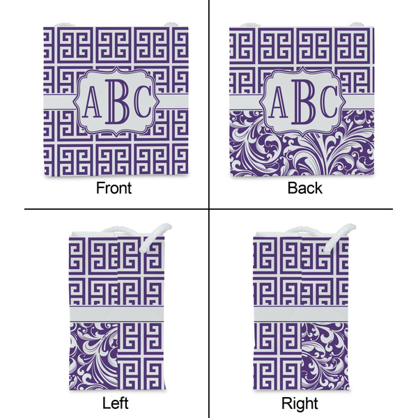 Greek Key Party Favor Gift Bag - Gloss - Approval