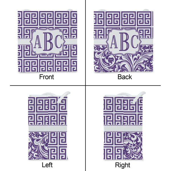 Greek Key Party Favor Gift Bag - Matte - Approval