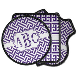 Greek Key Iron on Patches (Personalized)