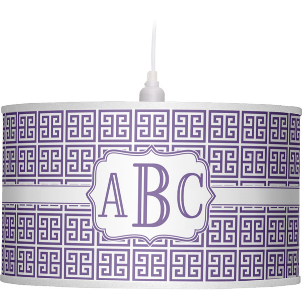 Greek Key Pendant Lamp Shade
