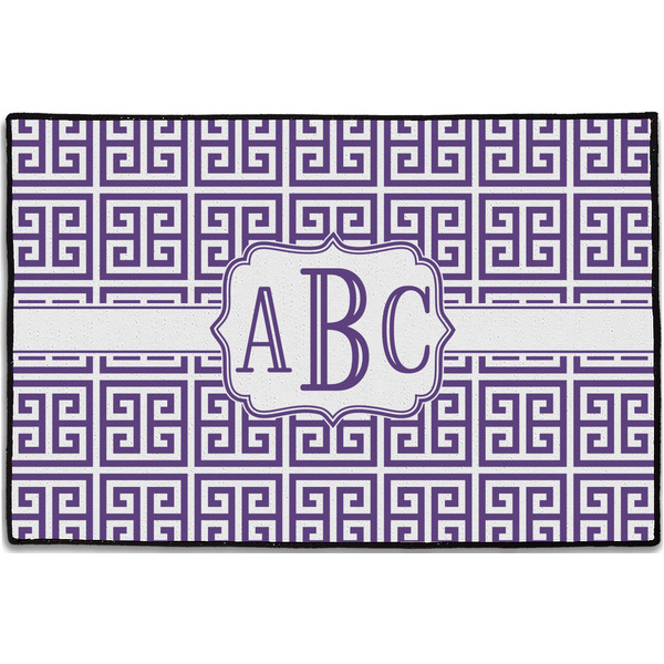 Greek Key Personalized Door Mat - 36x24 (APPROVAL)