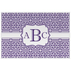 Greek Key Laminated Placemat w/ Monogram