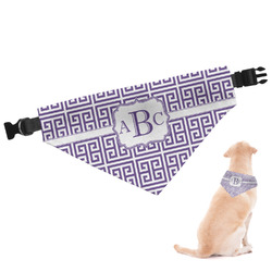 Greek Key Dog Bandana (Personalized)