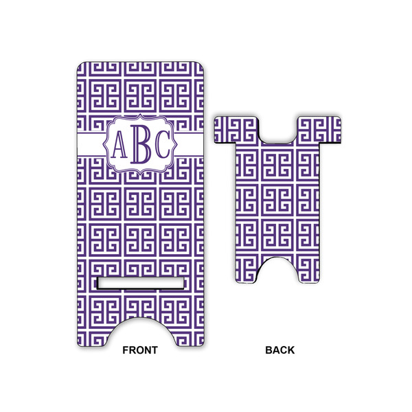 Greek Key Phone Stand - Front & Back