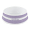 Greek Key Plastic Dog Bowl - Small (Personalized)