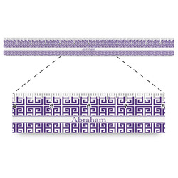Greek Key Plastic Ruler - 12" (Personalized)