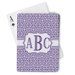 Greek Key Playing Cards (Personalized)