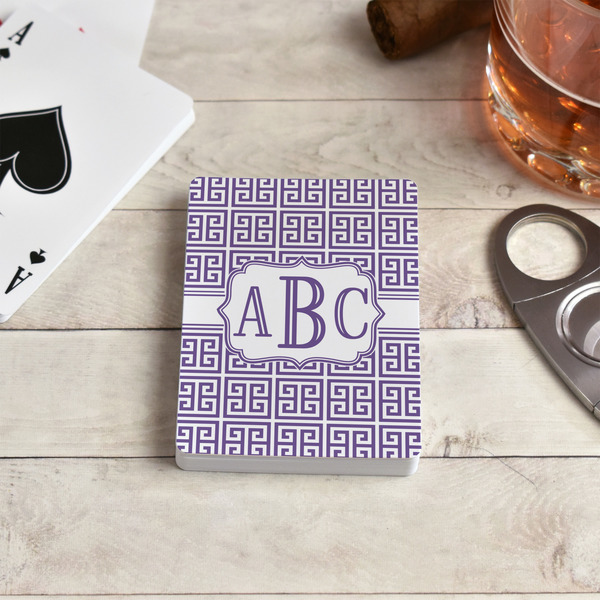 Greek Key Playing Cards - In Context