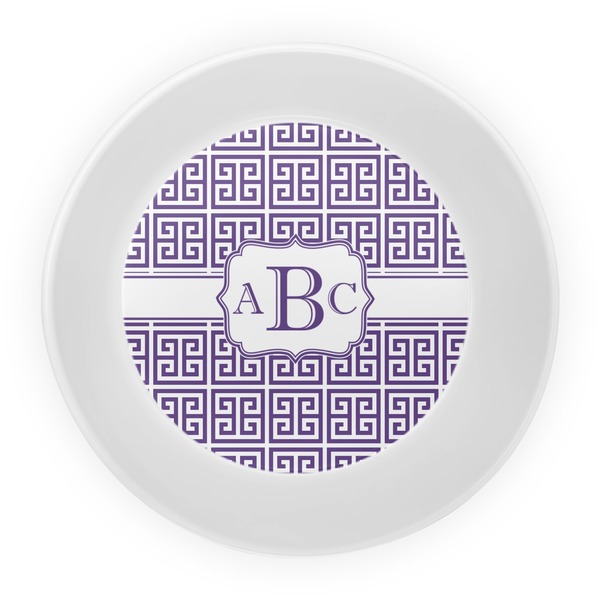 Greek Key Melamine Bowl - Center