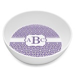 Greek Key Melamine Bowl - 8 oz (Personalized)