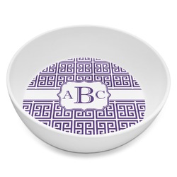 Greek Key Melamine Bowl - 8 oz (Personalized)