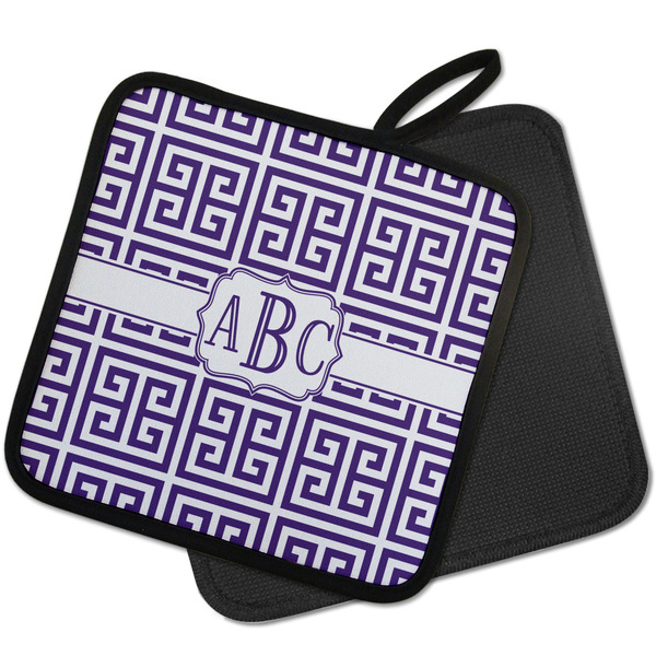 Greek Key Pot Holders - PARENT MAIN