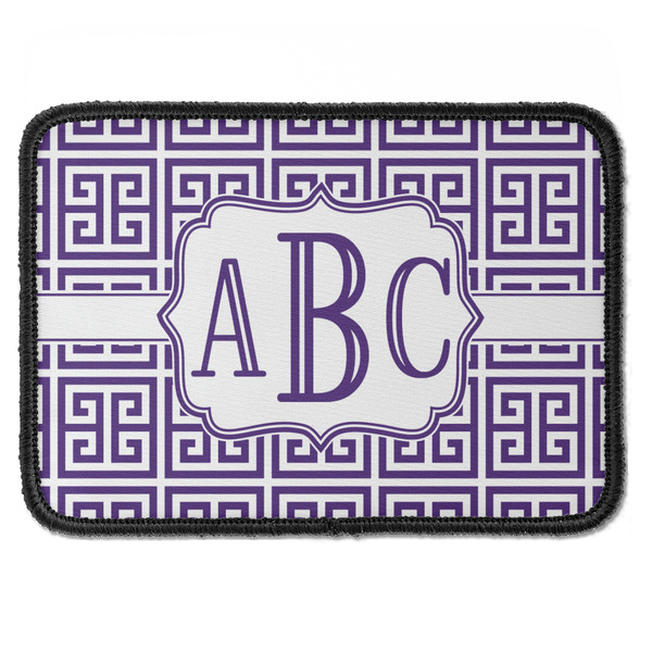 Greek Key Rectangle Patch