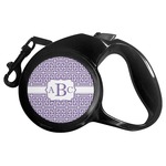 Greek Key Retractable Dog Leash - Small (Personalized)