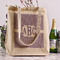 Greek Key Reusable Cotton Grocery Bag - In Context
