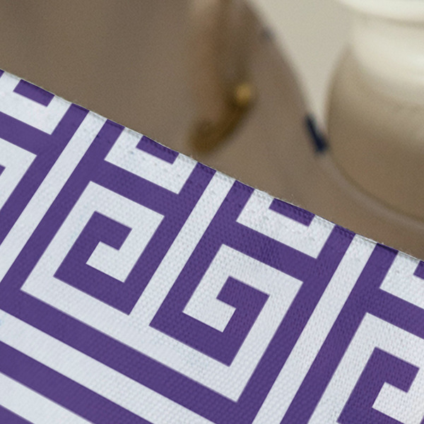 Greek Key Large Rope Tote - Close Up View