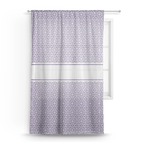 Greek Key Sheer Curtain (Personalized)
