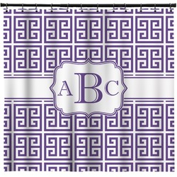 Greek Key Shower Curtain - Custom Size (Personalized)