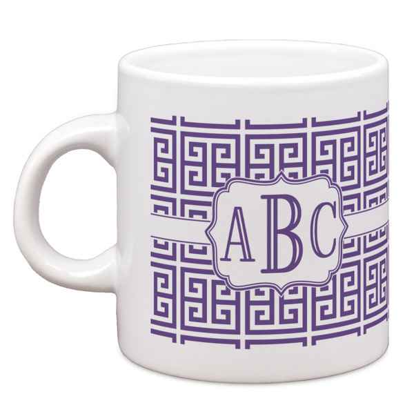 Custom Greek Key Espresso Cup (Personalized)