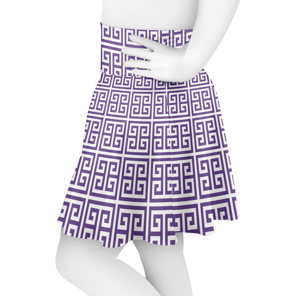 Greek Key Skater Skirt - Side