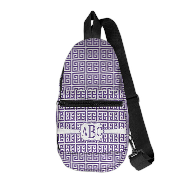 Custom Greek Key Sling Bag (Personalized)