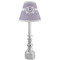 Greek Key Small Chandelier Lamp - LIFESTYLE (on candle stick)