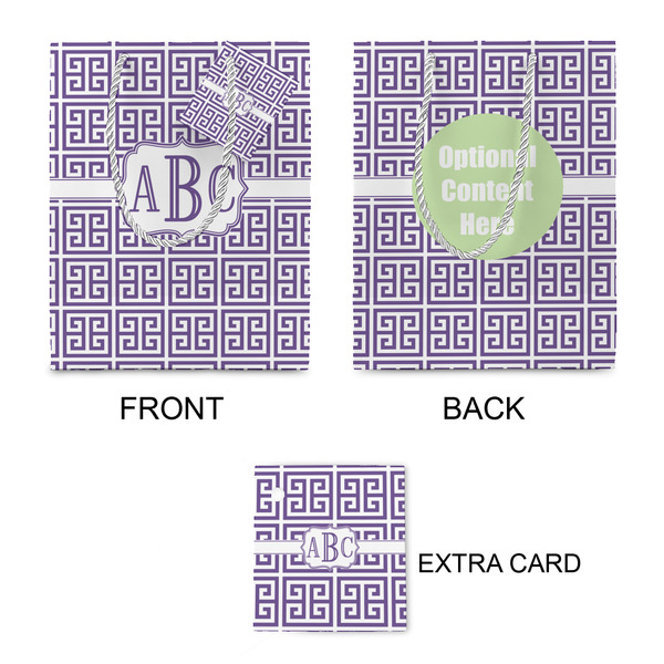 Greek Key Small Gift Bag - Approval