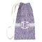 Greek Key Small Laundry Bag - Front View