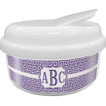 Greek Key Snack Container (Personalized)