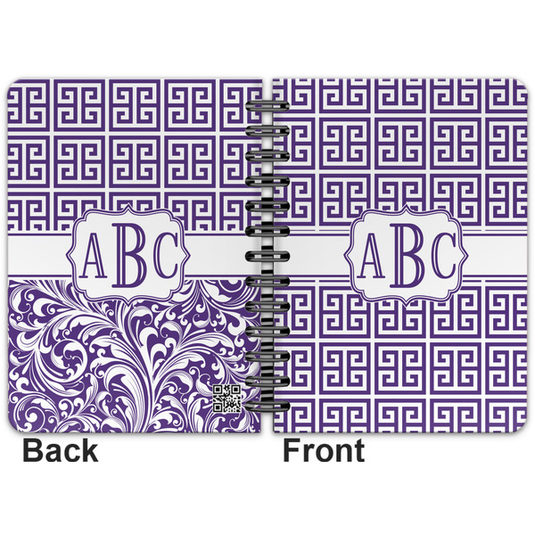 Greek Key Spiral Journal 5 x 7 - Apvl