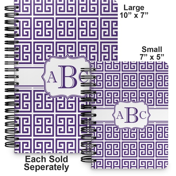 Greek Key Spiral Journal - Comparison