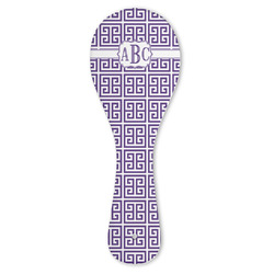 Greek Key Ceramic Spoon Rest (Personalized)