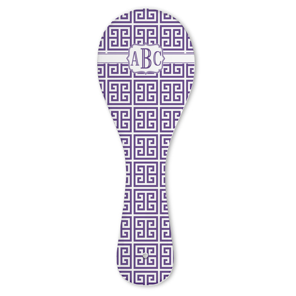 Custom Greek Key Ceramic Spoon Rest (Personalized)