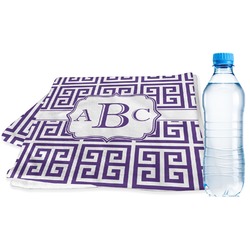 Greek Key Sports & Fitness Towel (Personalized)