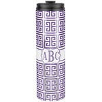Greek Key Stainless Steel Skinny Tumbler - 20 oz (Personalized)
