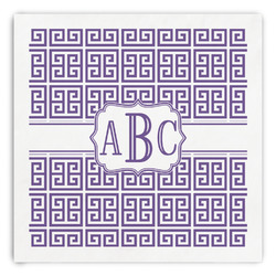 Greek Key Paper Dinner Napkins (Personalized)
