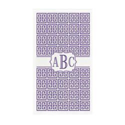 Greek Key Guest Towels - Full Color - Standard (Personalized)