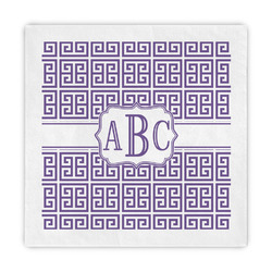 Greek Key Standard Decorative Napkins (Personalized)