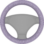 Greek Key Steering Wheel Cover