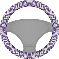 Greek Key Steering Wheel Cover