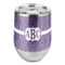 Greek Key Stemless Wine Tumbler - Full Print (Personalized)
