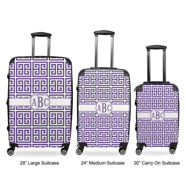 Greek Key Suitcase Set 1 - APPROVAL