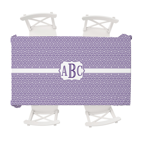 Custom Greek Key Tablecloth - 58"x102" (Personalized)