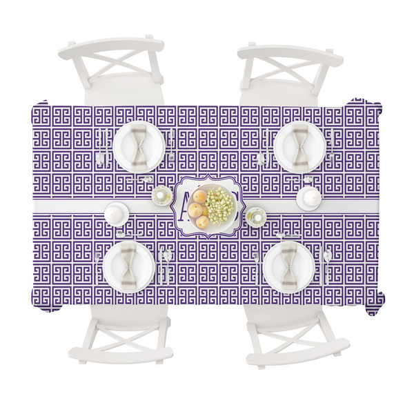 Greek Key Tablecloths (58"x102") - TOP VIEW