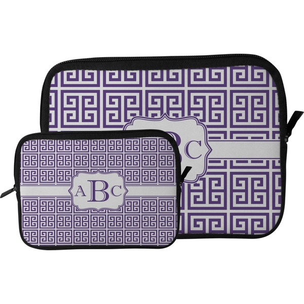 Greek Key Tablet Sleeve (Size Comparison)