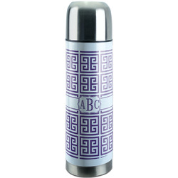 Greek Key Stainless Steel Thermos (Personalized)
