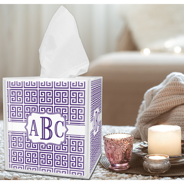 Greek Key Tissue Box - LIFESTYLE