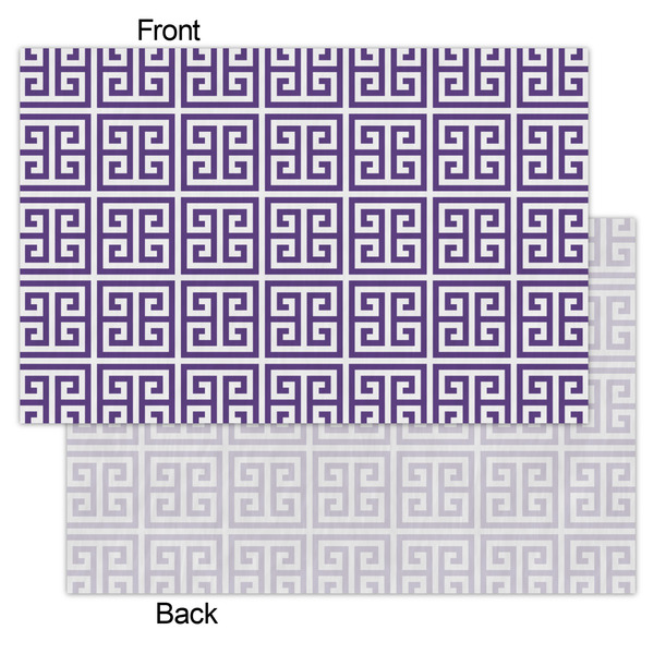 Greek Key Tissue Paper - Heavyweight - Small - Front & Back