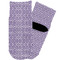 Greek Key Toddler Ankle Socks - Single Pair - Front and Back
